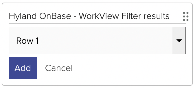 Adding a Filter results widget to a Homepage