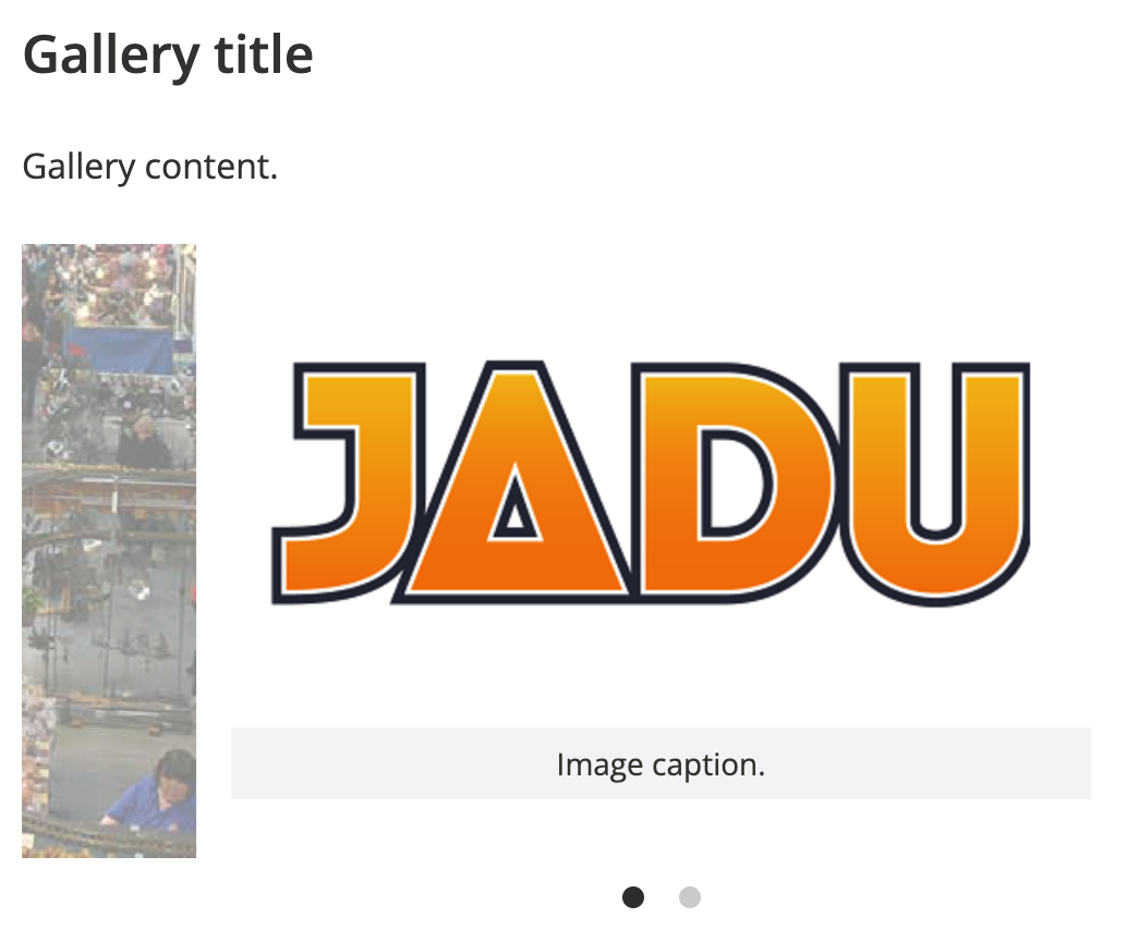 Gallery widget screenshot