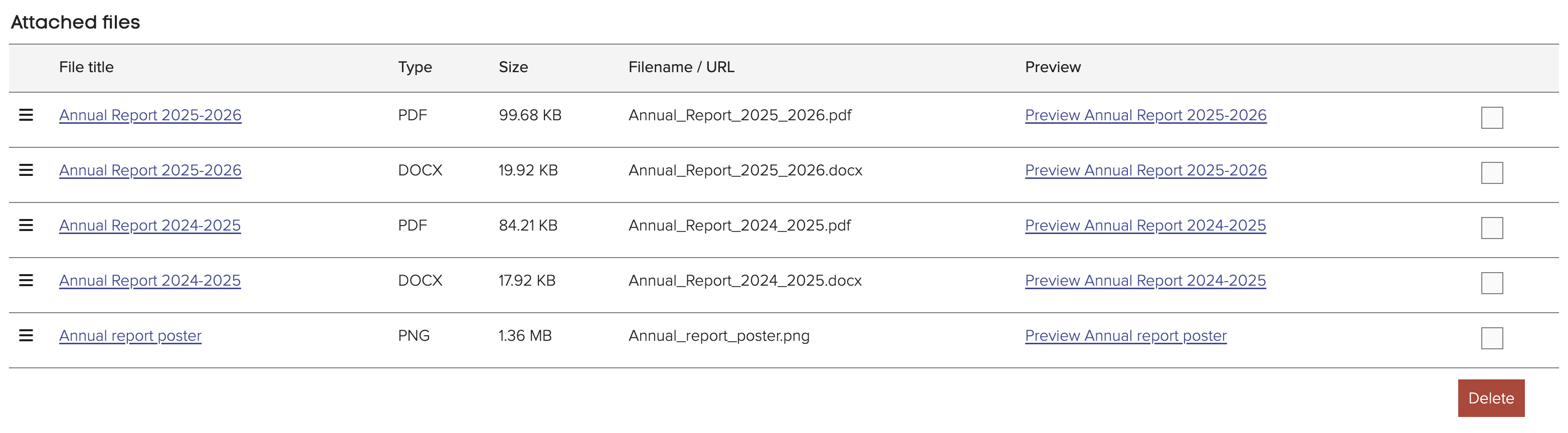 Directory form