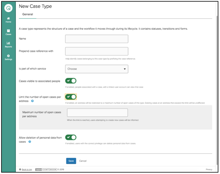 General Case Details