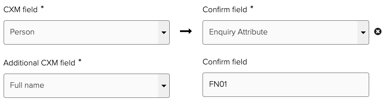 Mapping an Enquiry Attribute