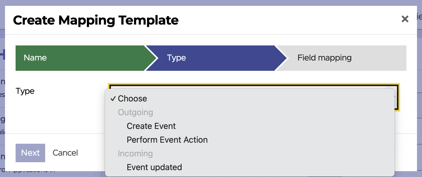 Mapping Template
