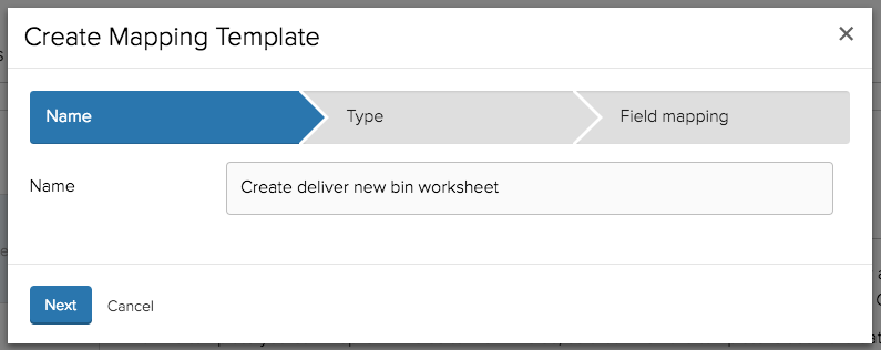 Mapping Template