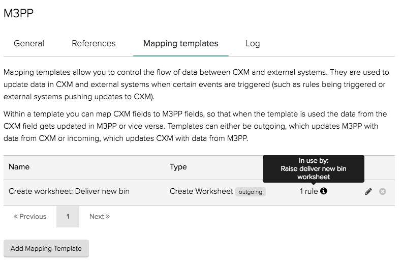 Mapping Templates