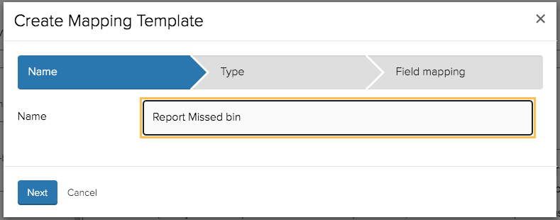 Mapping Template