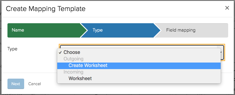 Mapping Template