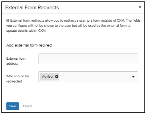 External Redirect