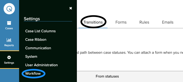 Transition Tab